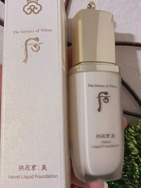 The Whoo Korean Luxury Gongjinhyang Mi Velvet Liquid Foundation 40ml No.23